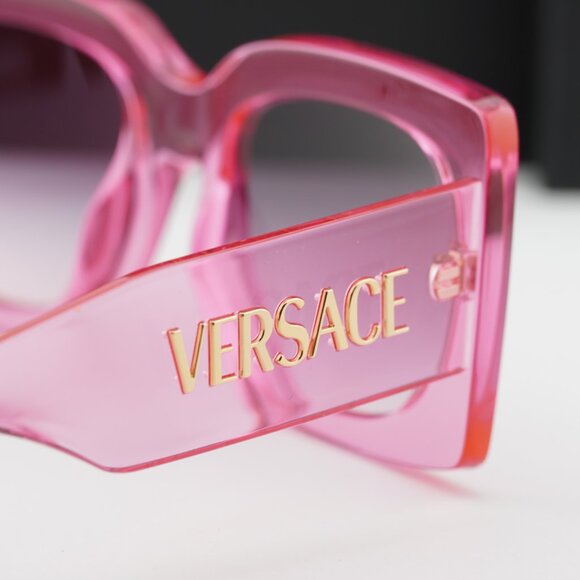 Versace VE4496U 5370/5M Square Sunglasses – Pink/Pink Grey Gradient